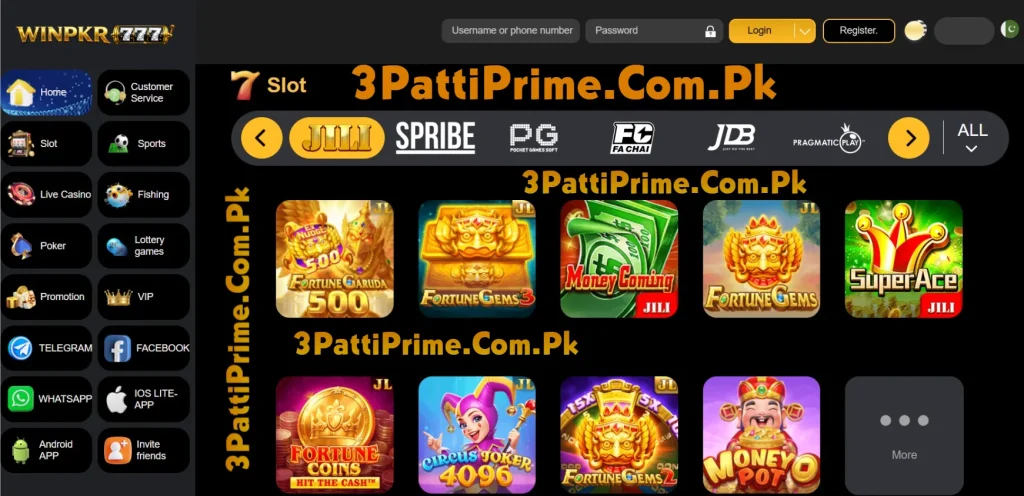 winpkr777 game