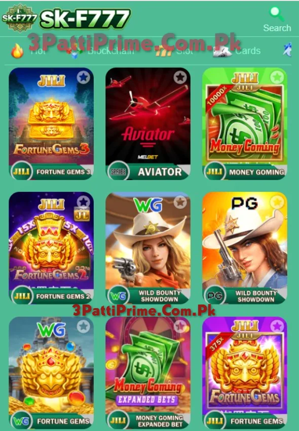 sk f777 game